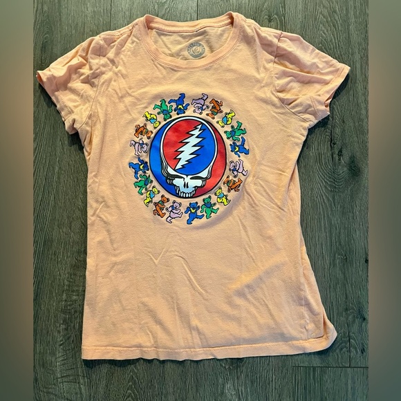 Grateful Dead Tops - Grateful Dead Dancing Bears T-Shirt steal your face stealie women’s medium EUC